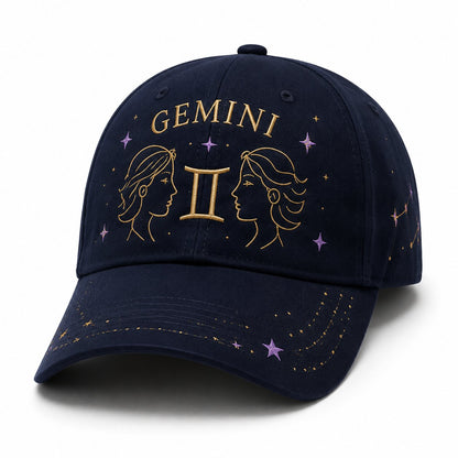 ♈♉12 Zodiac Signs Embroidered Cap Collection – Celestial Hats Made for Every Personality 🧢100% Cotton - Buy 2 Free Shipping🔥