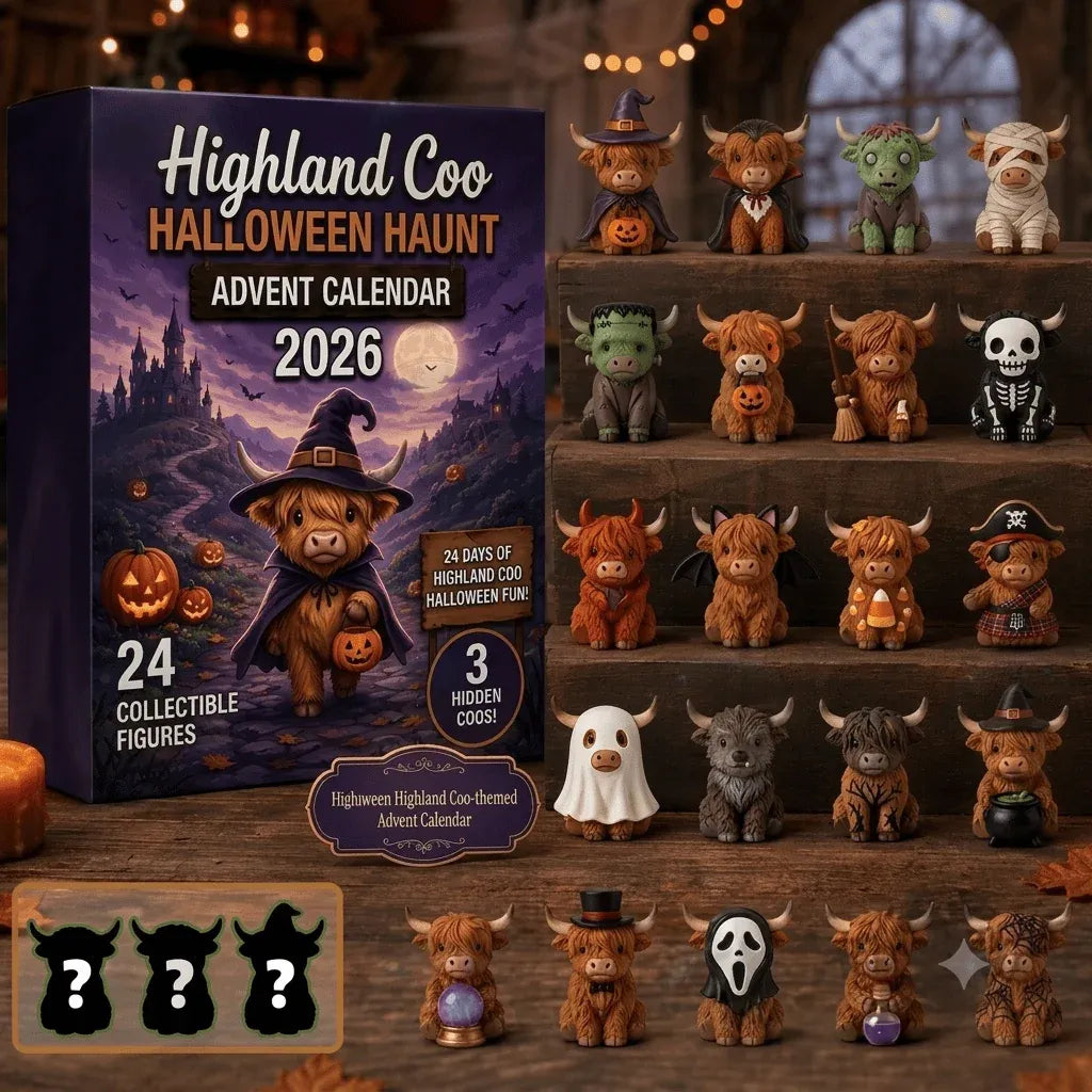 Highland Coo Halloween Haunt 2026 Advent Calendar