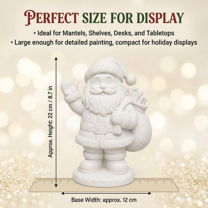 ⏳ Last Day 49% OFF – 🎨 Beginner-Friendly Christmas Paint-Your-Own Figurine Kit Collection | Complete Kit with Unpainted Figurine, Paints, Brushes & Mixing Palette Included 💕
