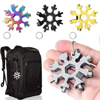 🔥Hot Sale 49% OFF - 🪛 ❄️ Snowflake-shaped Multi-Function Screwdriver and Wrench