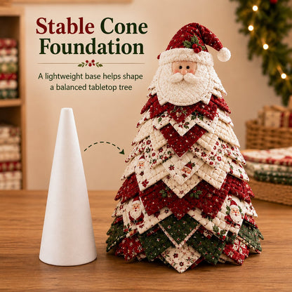 🔥Last Day 49% OFF ✨DIY Quilted Santa Christmas Tree Kit