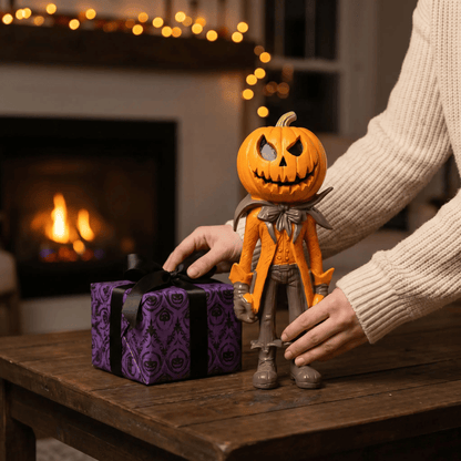 🎁🎉Only $32.99 This Week🌟👻Halloween Pumpkin Man Figurine/Decoration🎃