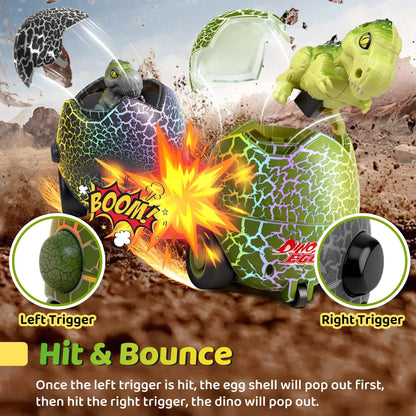 Remote Control Dinosaur Egg Battle Toys - 2 Pack