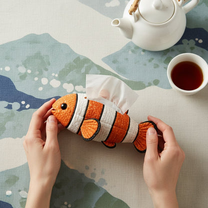 🎁🎉Only $24.99 This Week🌟🎉🧵 "Clever Hands" Ocean Animals DIY Tissue Box Craft Kit