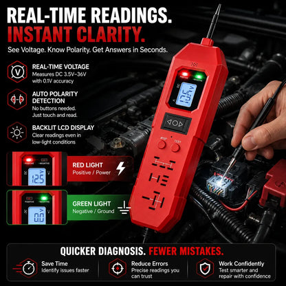 3-in-1 Automotive Power Circuit Probe & Relay Tester – 12V/24V Electrical Diagnostic Tool