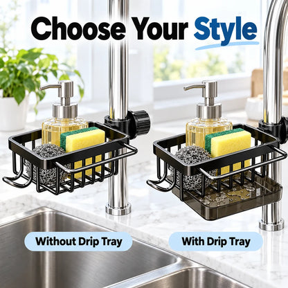 Faucet-Mounted Sink Caddy 🧺 Clutter-Free Sink Organizer