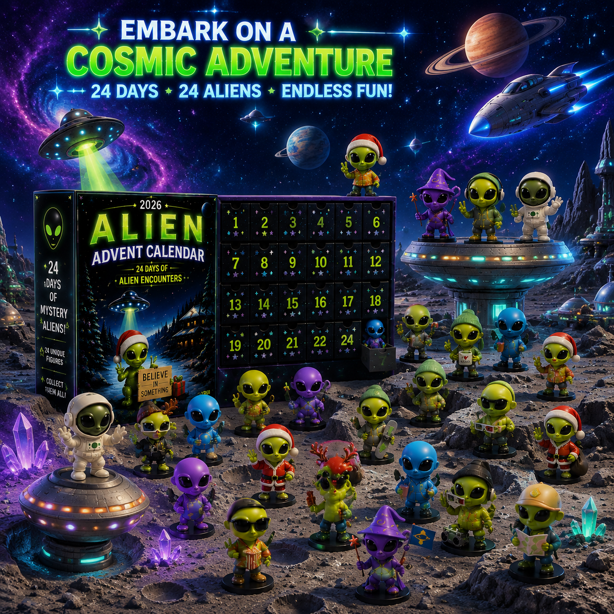 👽 24 Days Of Alien Surprises Begin Here!