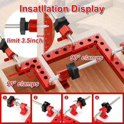 Mroace 90° Corner Clamps for Woodworking