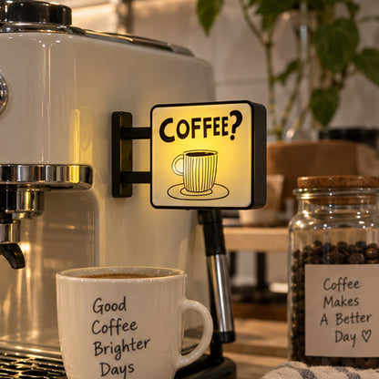 ☕Magnetic Coffee Machine Signboard
