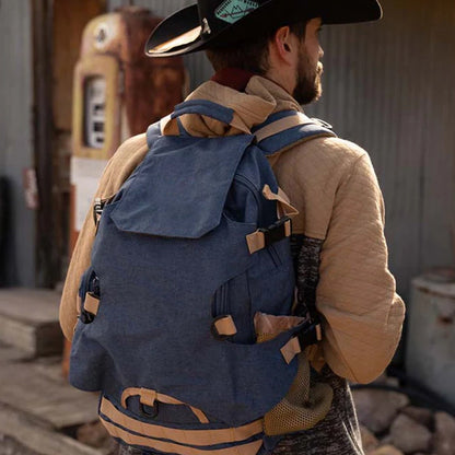 Western Cowboy Backpack – Hat & Boot Carry Design