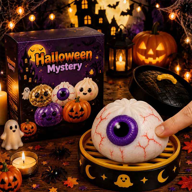 🎃 Halloween Steamer Dumpling Squishy Blind Box | 🔥🔥The Toy Everyone Will Ask About