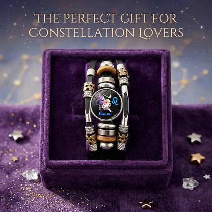 ♈ Glow-in-the-Dark Zodiac Bracelet – 12 Star Signs