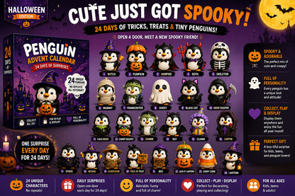 🐧 24 Days of Penguin Surprises Advent Calendar – 3 Fun Editions
