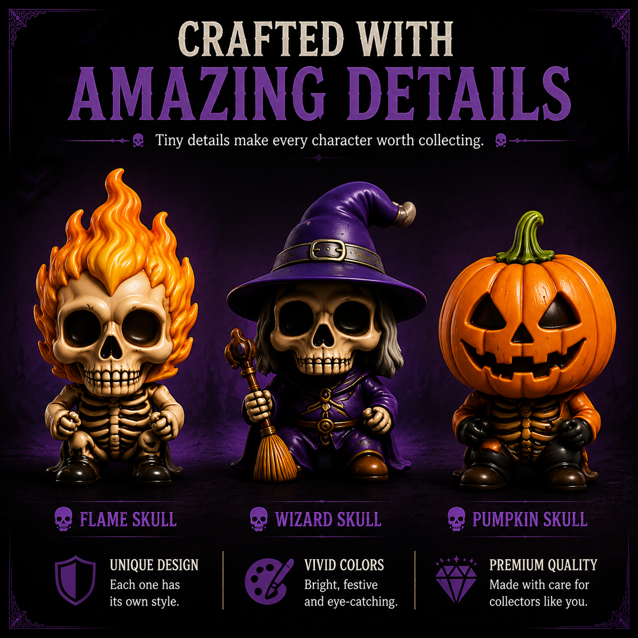 💀 Skull Advent Calendar 2026-24 Days Of Halloween Surprises