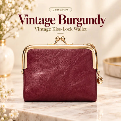 👛 Vintage Kiss-Lock Wallet | Compact & Chic