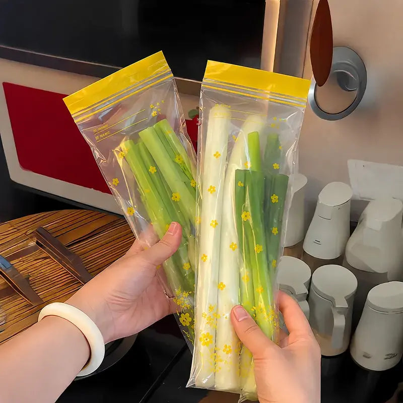 🥕 FreshLocK  Reusable Food Storage Bags – Keep Fruits & Vegetables Fresh Longer