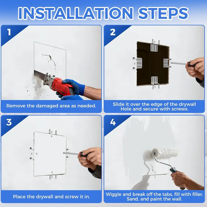 🔧 Drywall Repair Clips Kit 🏠 Easy Wall Fix Solution