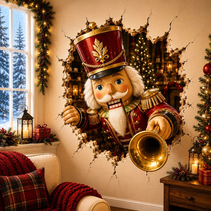 🎉 50% OFF | 🎅 Christmas Break-Through Wall Decal – 8 Designs