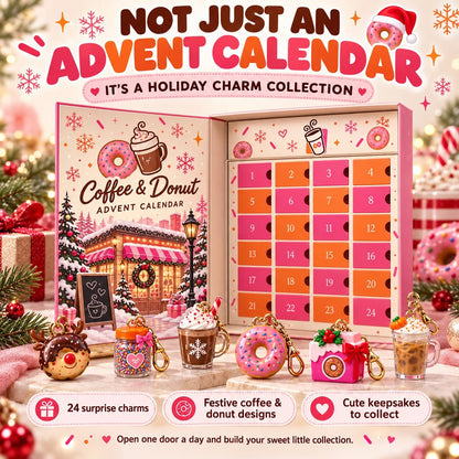 🎄 24-Day Christmas Keychain Advent Calendar – Daily Mini Charm Surprises For Holiday Countdown