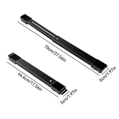 2-Pack Adjustable Heavy-Duty Appliance Moving Dollies – Lockable Roller Stands for Washer & Dryer