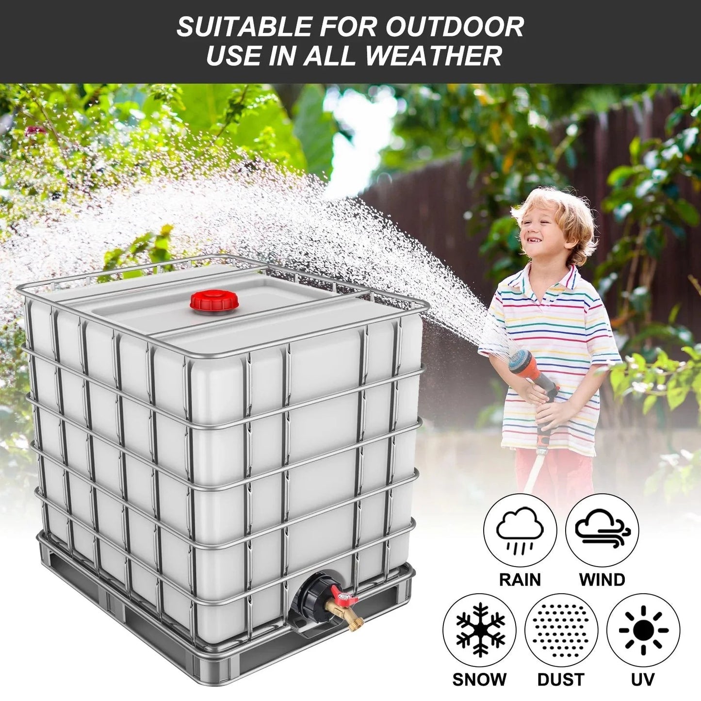 275-330 Gallon IBC Tote Tank Adapter
