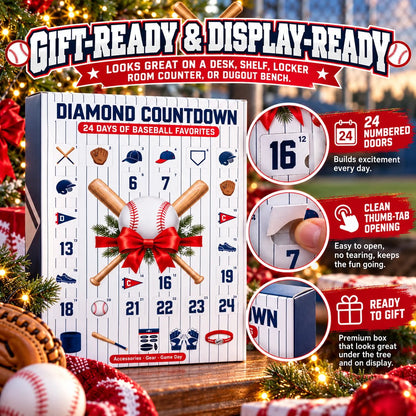 ⚾ Diamond Countdown Baseball Advent Calendar – 24-Day Surprises