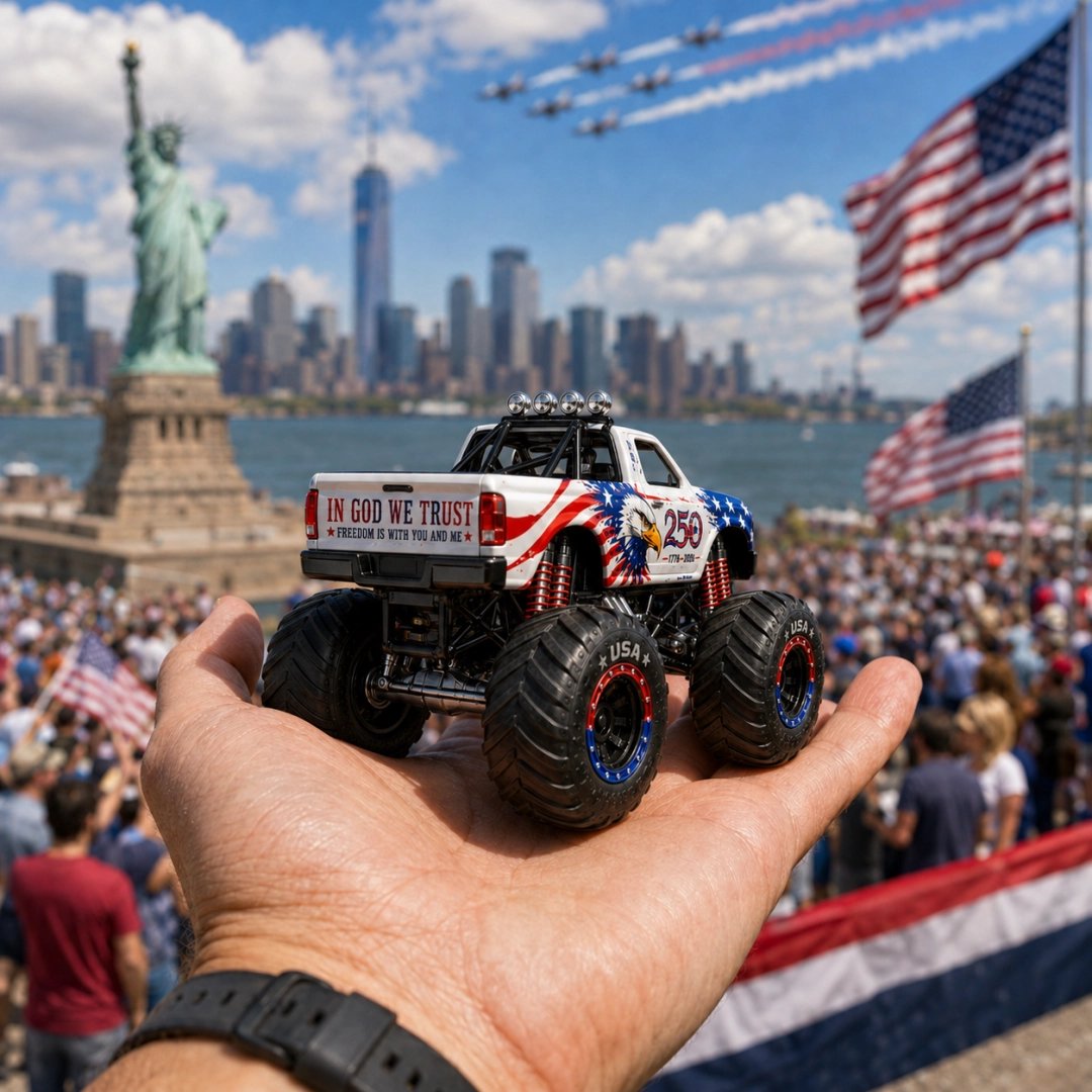 Freedom Crusher 250th Anniversary Die-Cast Monster Truck