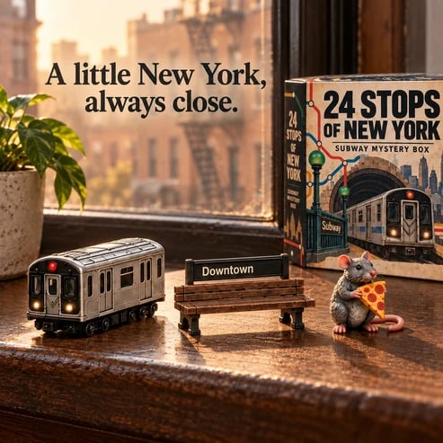 🚇 24 Stops of New York – Subway Mystery Advent Calendar 🗽