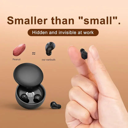 ✨Discreet & Invisible Mini Wireless Earbuds – Ultra-Comfortable for Work & Sleep