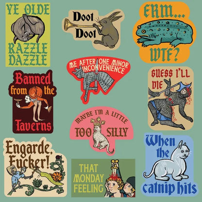 🏰 Medieval Meme Stickers Collection - Add A Little Medieval Chaos To Your Everyday Life 😂