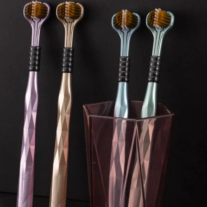 🔥Three head toothbrush