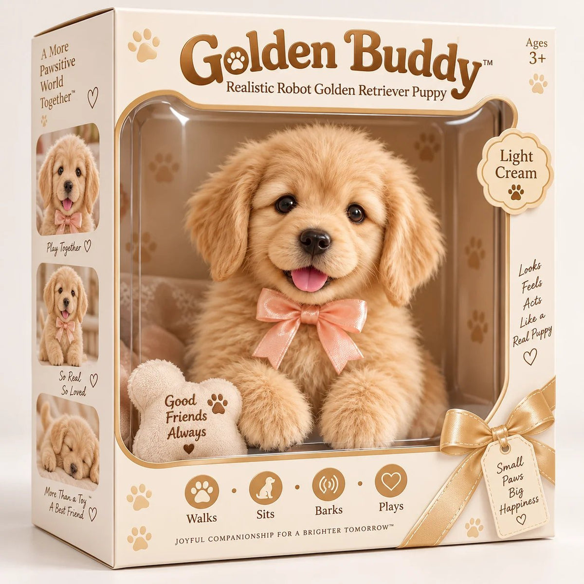 Last Day 50% OFF🐕🐾 Realistic Robot Golden Retriever Puppy