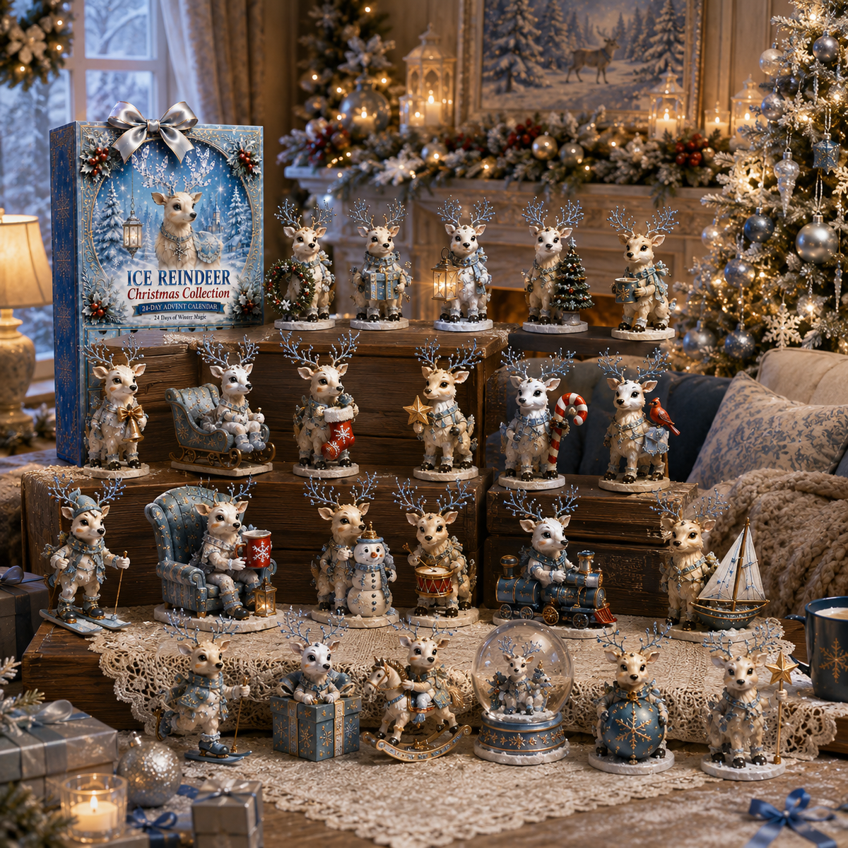 Snowy Reindeer Christmas collection