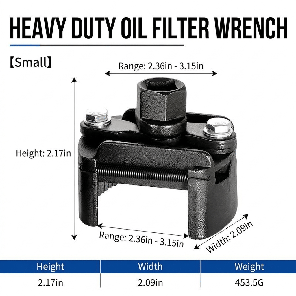 🎉🔧 Adjustable Oil Filter Wrench