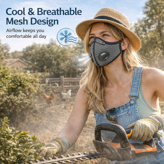 😷 Sport Mask with Exhalation Valves