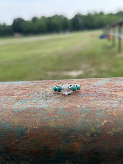 💍 Turquoise Promise Ring – ✨Adjustable Western Inspired Love Ring(📦Buy 2 Free Shipping)
