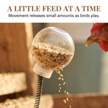 📍Interactive Swinging Chicken Feeder Toy