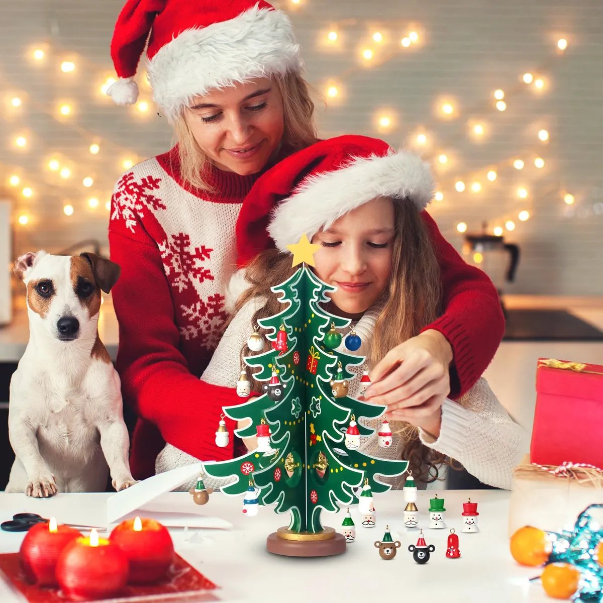 ⏳ Last Day 49% OFF – 🎄24-Day Christmas Tree Advent Calendar | 24 Unique Hanging Ornaments for Daily Surprises, Tree Decorating & Holiday Countdown Fun ✨