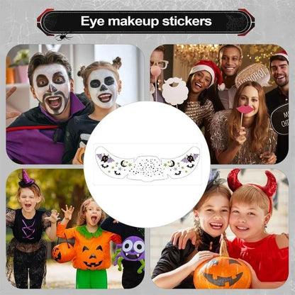 🎃👻 Halloween Water-Transfer Face Tattoos — Create a Spooky Look in Seconds, No Messy Face Paint Needed! 🦇✨(Set of 3)