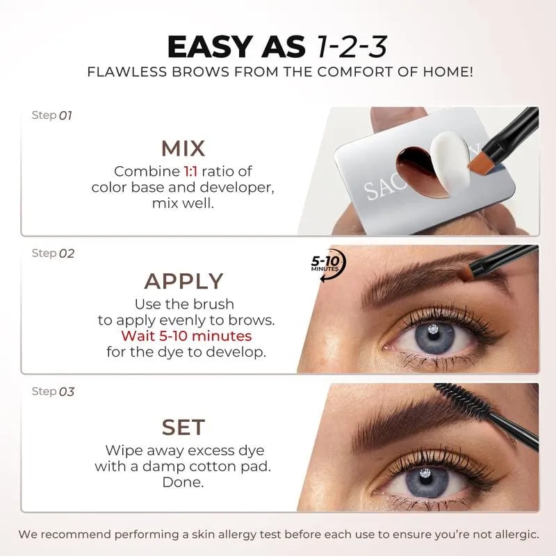 🔥HOT SALE🔥✨Semi-Permanent Eyebrow Tint Kit 🌟