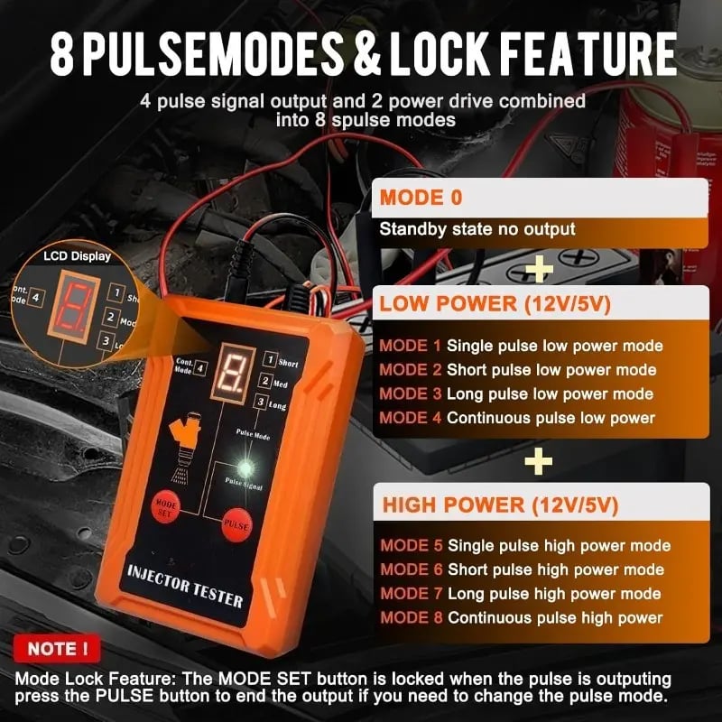 🔥 32% OFF | Universal Fuel Injector Tester Tool | Professional Automotive Injector Diagnostic Tester🚗