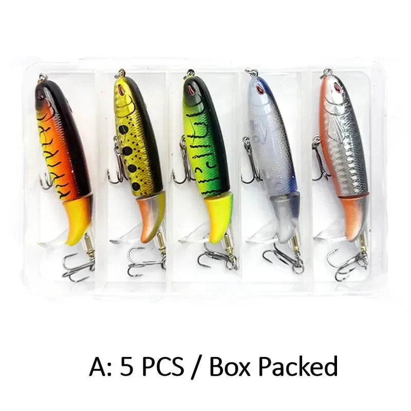 ⭐5-Pack 10cm  Artificial Fishing Lure – Perfect Casting Weight for Bass & Pike