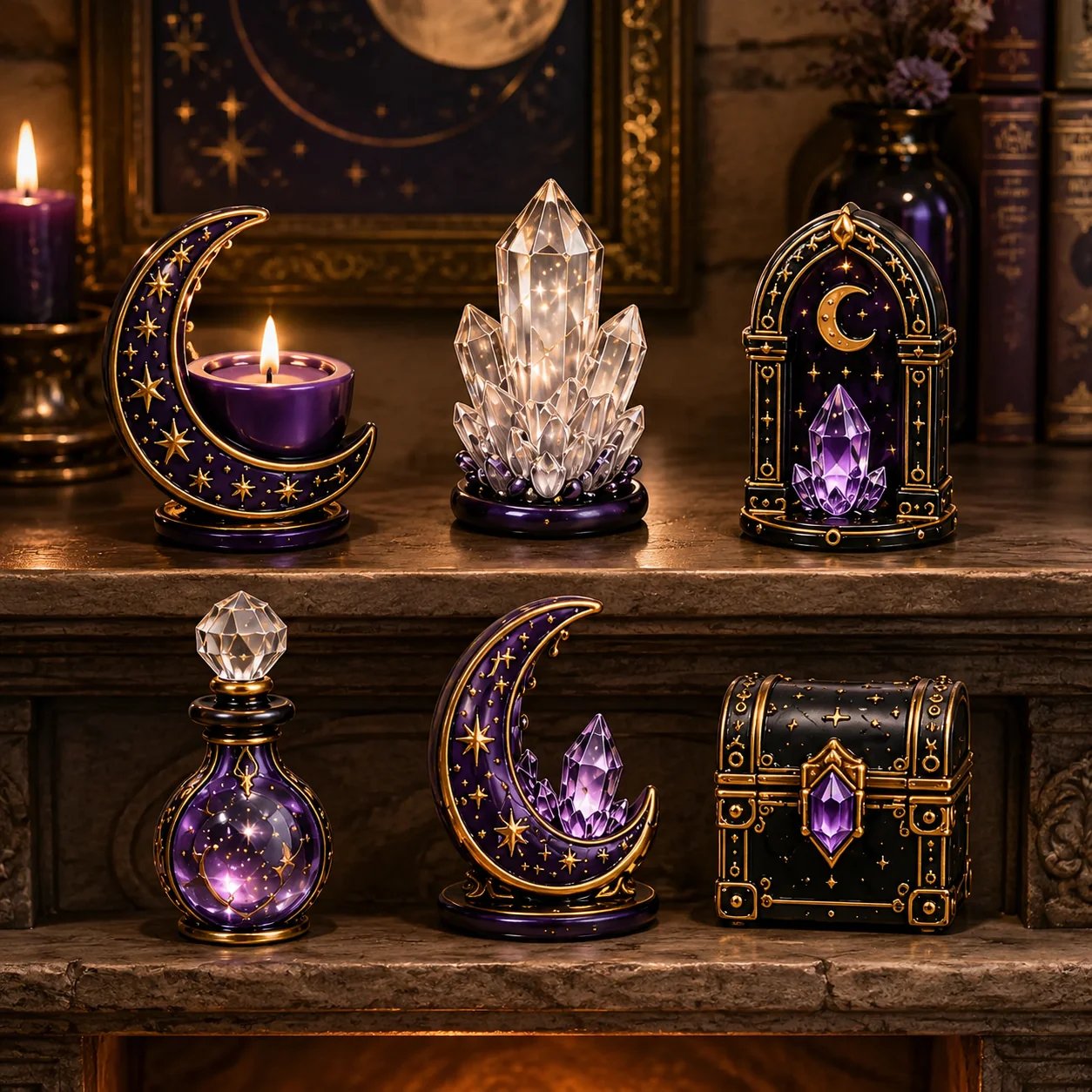 ⏳ Last Day 49% OFF – 🔮 2026 Crystal Witch Advent Calendar | 24 Days of Mystical Miniatures, Crystal-Inspired Surprises & Witchy Fantasy Charm ✨