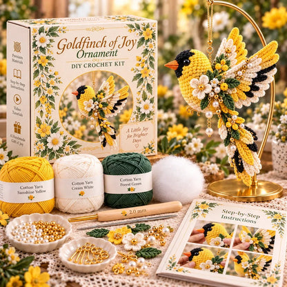 🔥LAST DAY 50% OFF - 🧶 DIY Crochet Bird Ornament Kit Collection | Comfort, Hope & Grace