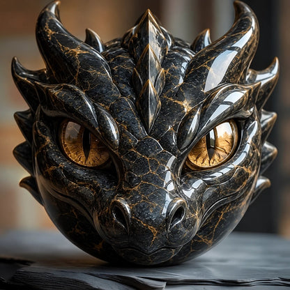 Guardian Animal Stone Sculpture – Owl, Dragon, Lion & Wolf Décor