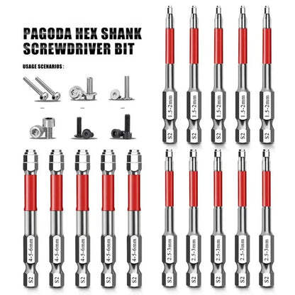 6-Piece Magnetic Hex Socket Bit Set 🔧 Grip Small Nuts Faster Without Constant Slipping & Dropping