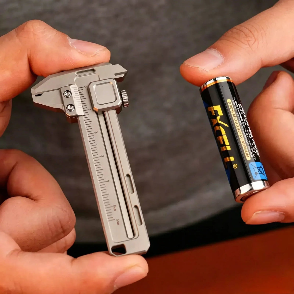 Pocket Multi-Function Vernier Caliper – Compact EDC Measuring Tool