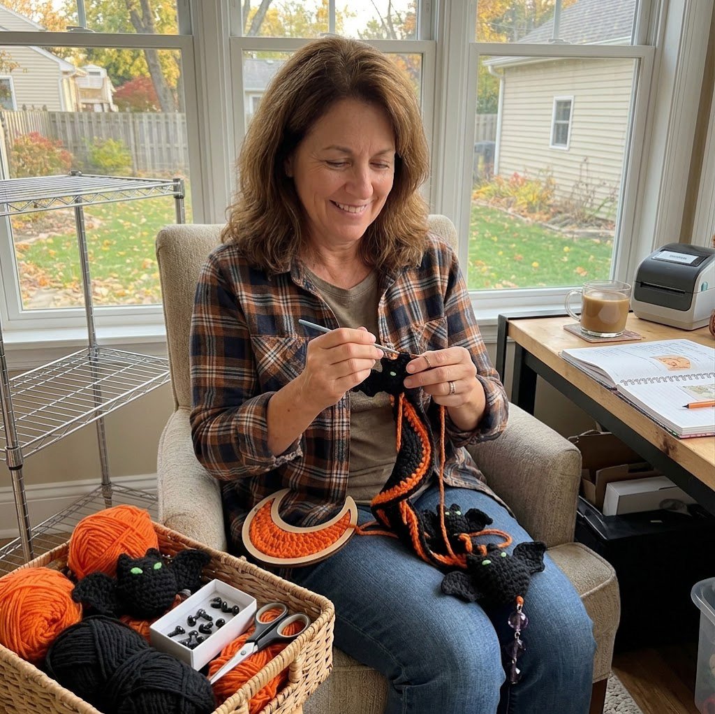 🔥Last Day 50% OFF - 🎃 Enchanted Halloween Crochet Spiral DIY Kit - Buy 2 Get Free Shipping