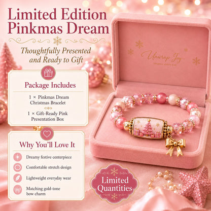 🔥 LAST DAY 49% OFF – 🎄 Candy Glow Christmas Bracelet Collection | 6 Dopamine Holiday Designs with Color-Coordinated Beads & Matching Gold-Tone Charms ✨