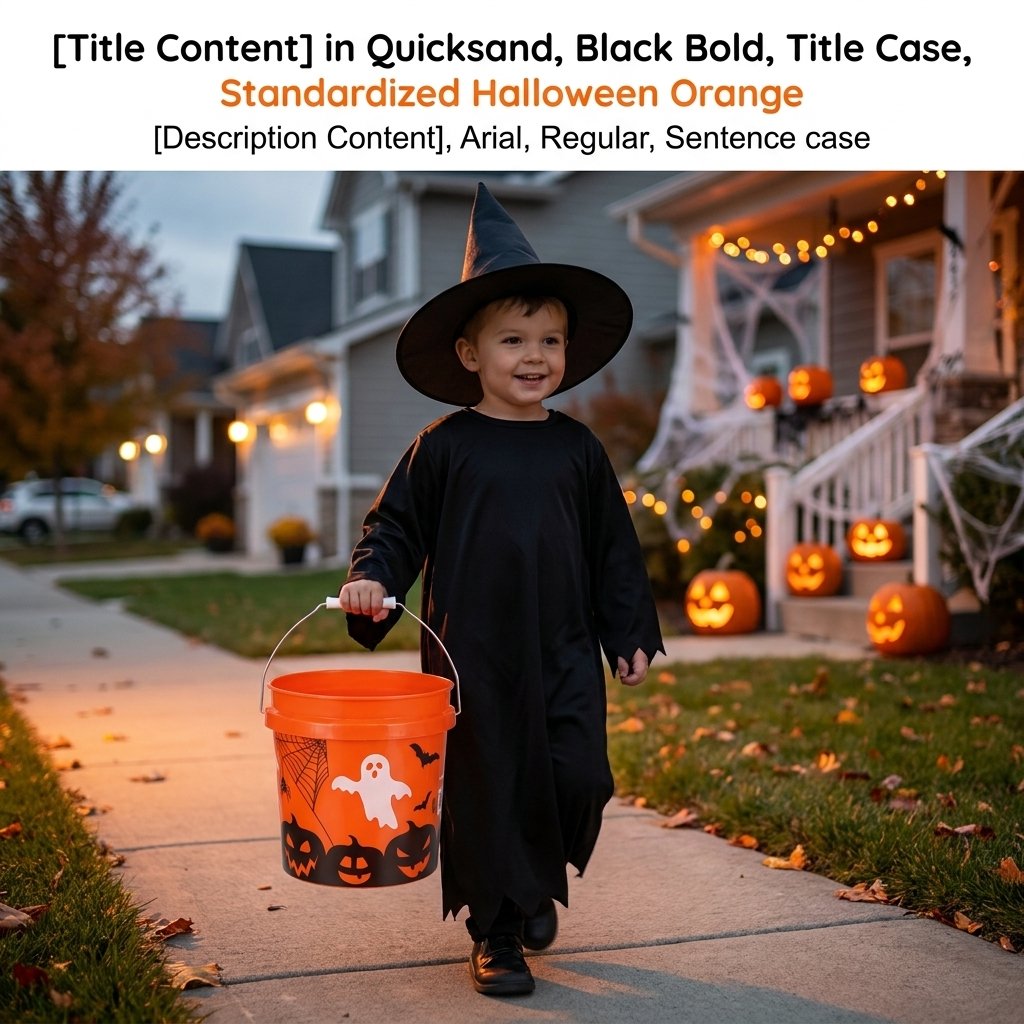 🔥HOT SALE🔥🎃Halloween Trick or Treat Candy Buckets with Sturdy Handle - Classic Home Depot Orange Ghost Pumpkin Bat Trick-or-Treat Pails - Durable Reusable Plastic Bucket Container for Kids Party Favors & Seasonal Decor🍬